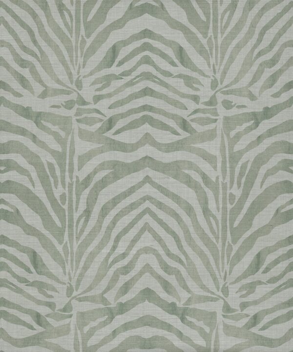 Zebra Grasscloth Wallpaper - Colourway: Leaf - Pattern Play Collection