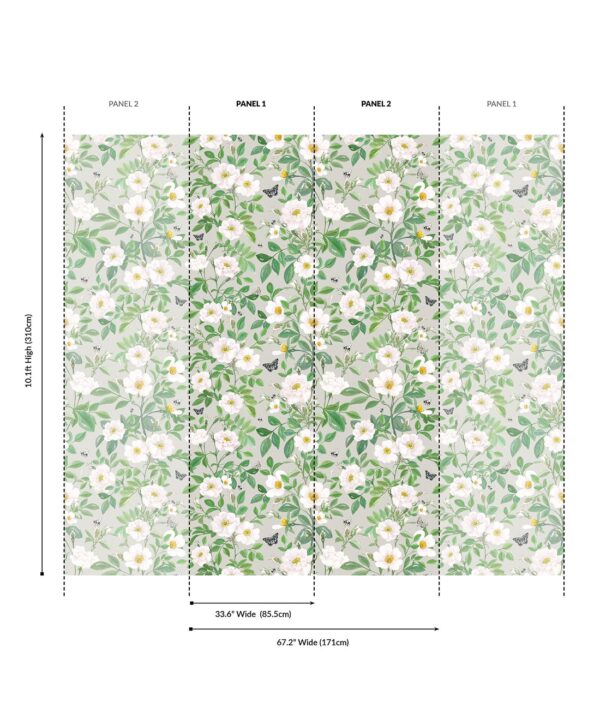 Rosa Grasscloth Wallpaper - Image 5