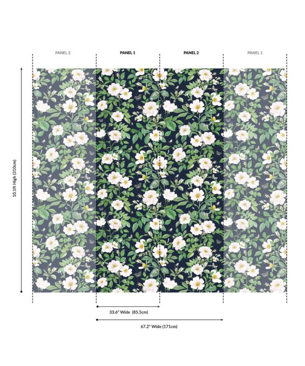 Rosa Grasscloth Wallpaper - Image 9