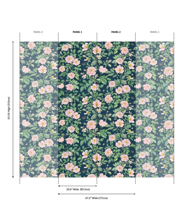 Rosa Grasscloth Wallpaper - Image 4