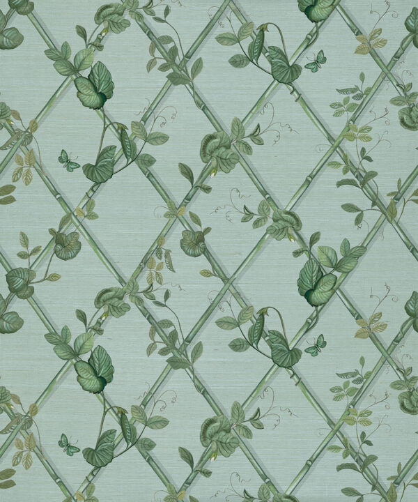 Petite Ivy Grasscloth Wallpaper - Image 3