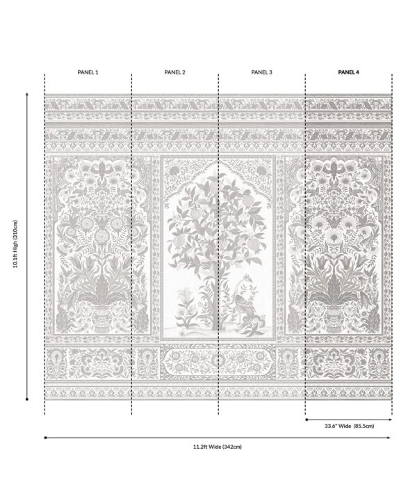 Pavilion Grasscloth Mural - Image 18