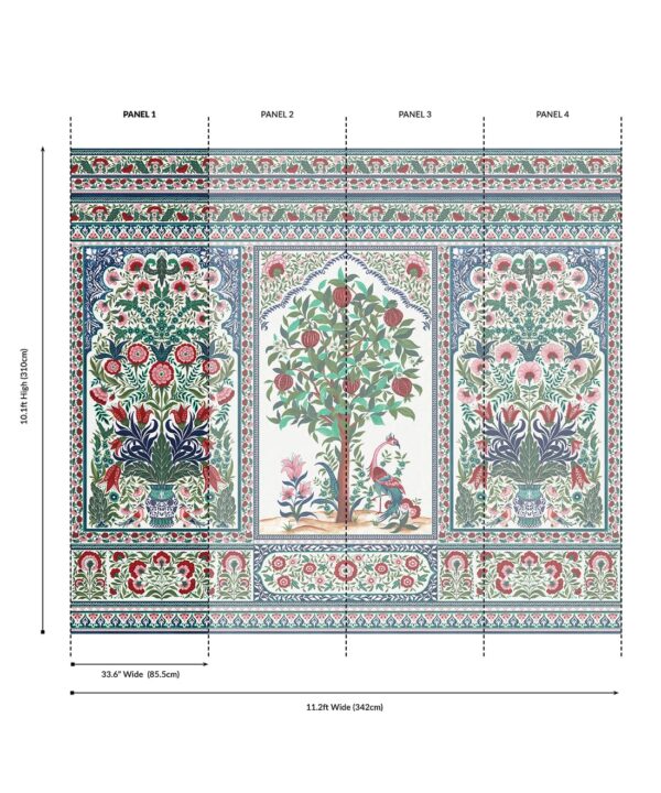 Pavilion Grasscloth Mural - Image 27