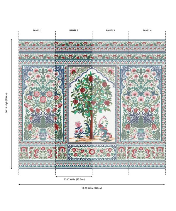 Pavilion Grasscloth Mural - Image 28