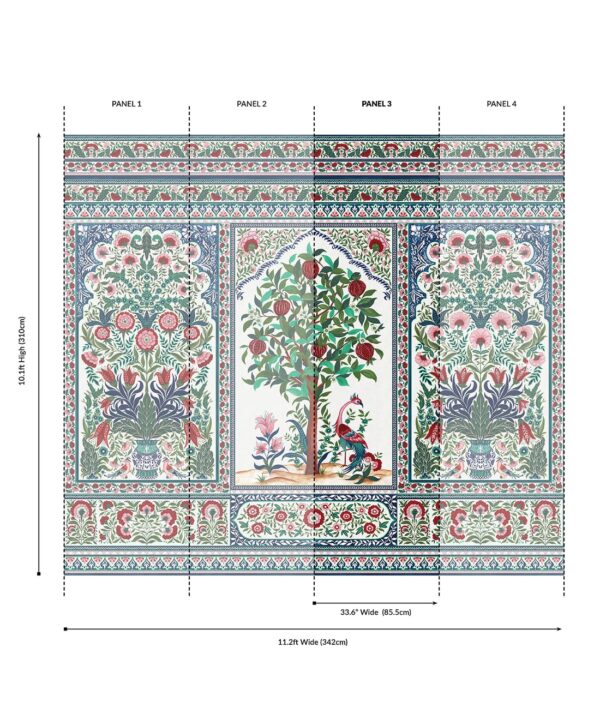 Pavilion Grasscloth Mural - Image 29