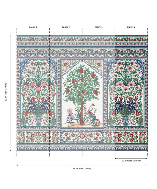 Pavilion Grasscloth Mural - Image 30