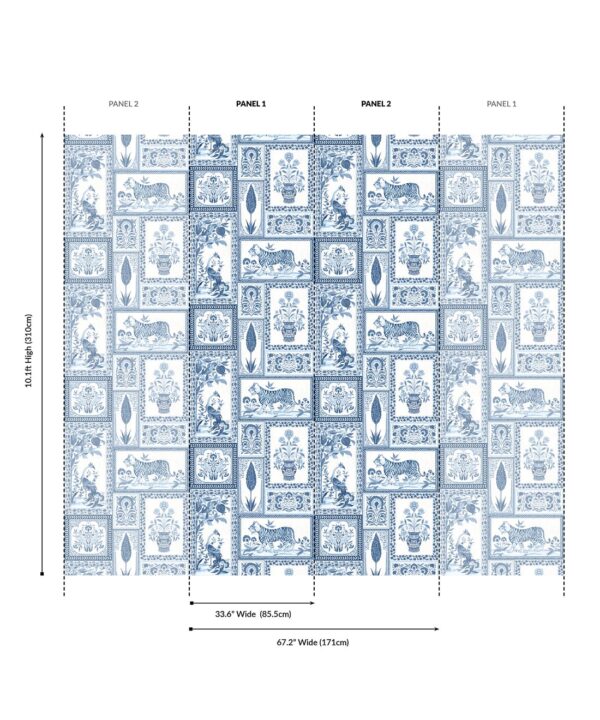 Courtyard Grasscloth Wallpaper - Image 8