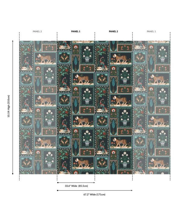 Courtyard Grasscloth Wallpaper - Image 10