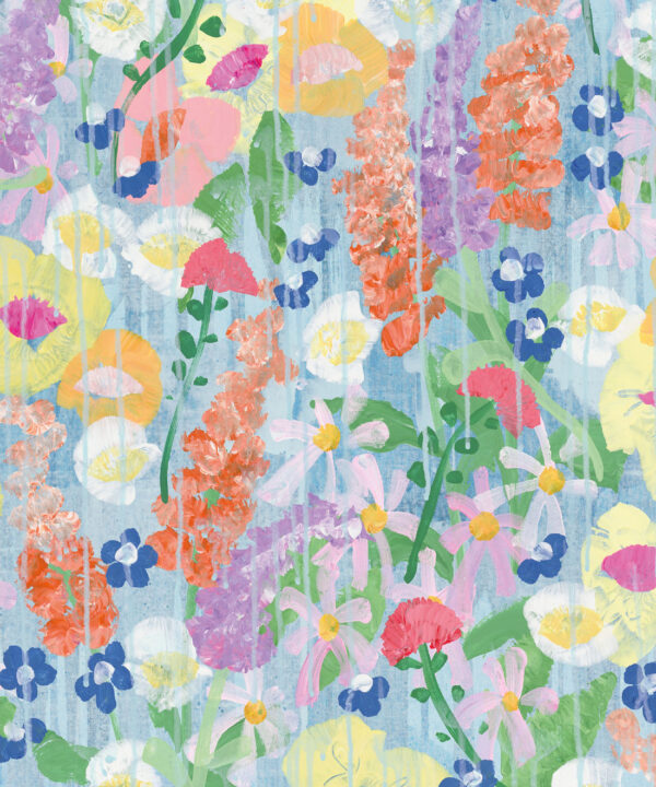 Perennial Mural | Tender Brushstrokes Collection | Tiff Manuell | Swatch