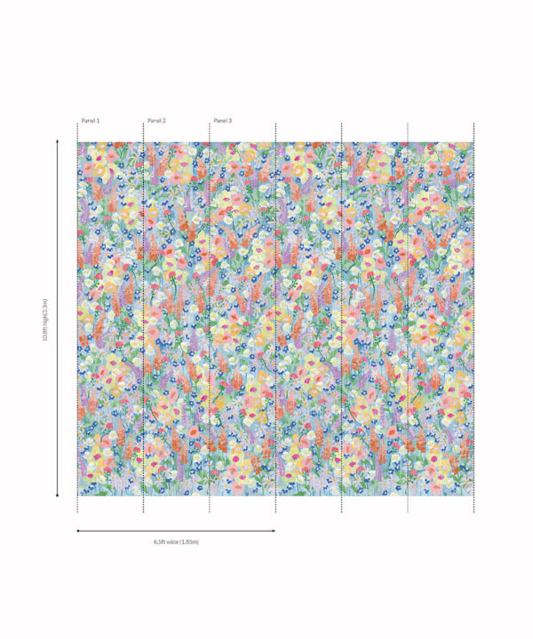 Perennial Mural | Tender Brushstrokes Collection | Tiff Manuell | Roll