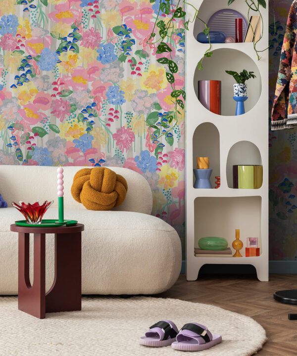 Tea Room Mural | Tender Brushstrokes Collection | Tiff Manuell | Insitu