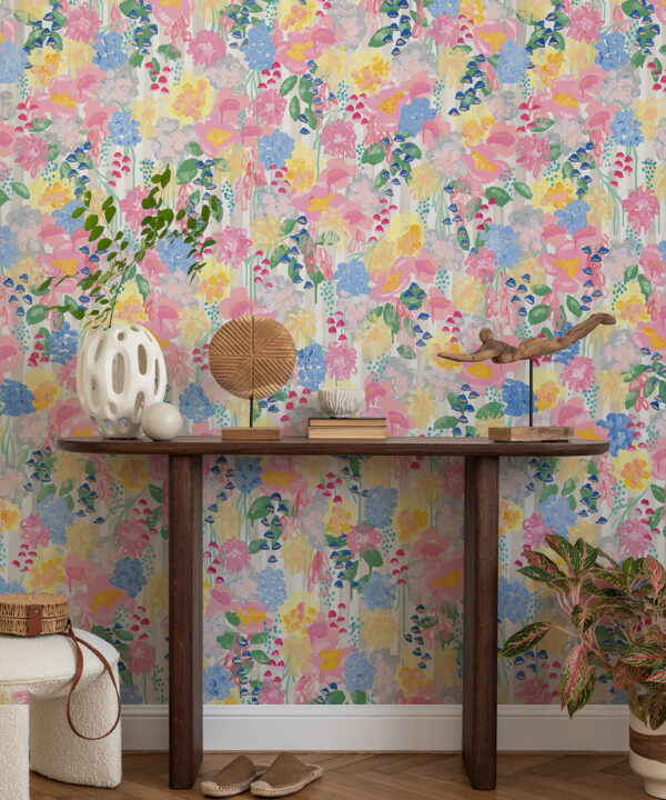 Tea Room Mural | Tender Brushstrokes Collection | Tiff Manuell | Insitu