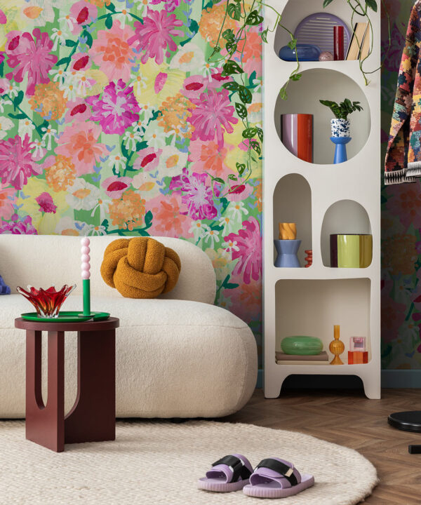 Feel Softly Mural | Tender Brushstrokes Collection | Tiff Manuell | Insitu
