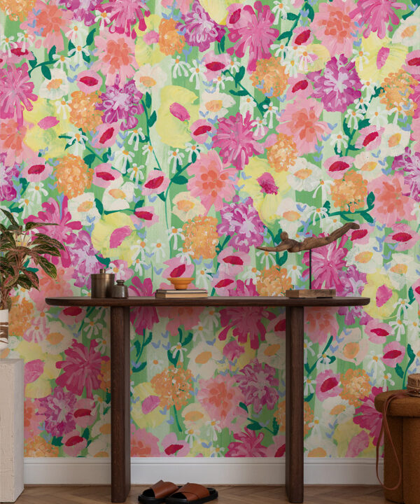 Feel Softly Mural | Tender Brushstrokes Collection | Tiff Manuell | Insitu