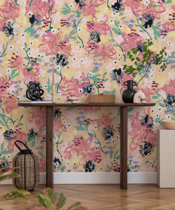 Parlour Mural | Tender Brushstrokes Collection | Tiff Manuell | Insitu