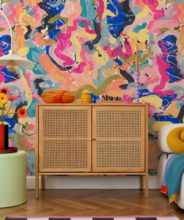 Magnitude Mural | Tender Brushstrokes Collection | Tiff Manuell | Insitu