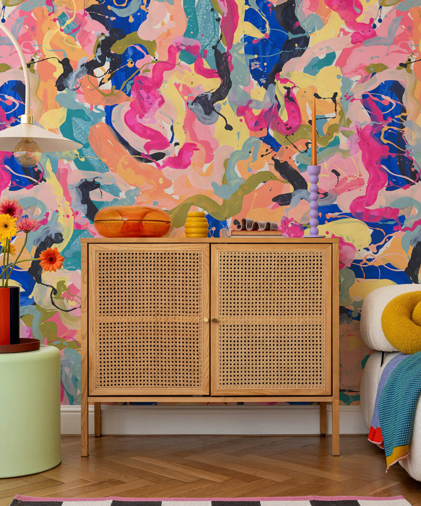 Magnitude Mural | Tender Brushstrokes Collection | Tiff Manuell | Insitu