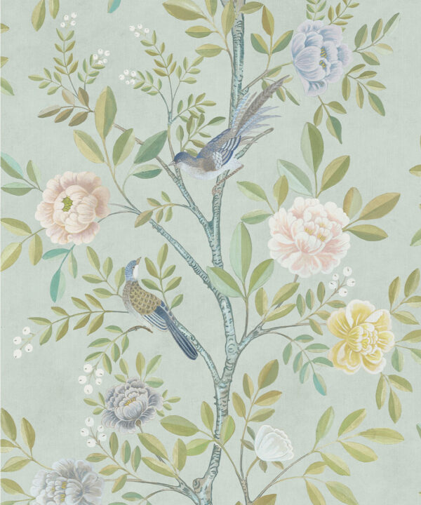 Chinoiserie Decorative Textile Wallpaper