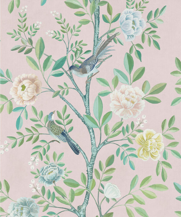 Chinoiserie Decorative Textile Wallpaper - Image 2