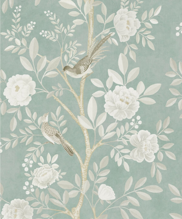 Chinoiserie Decorative Textile Wallpaper - Image 4