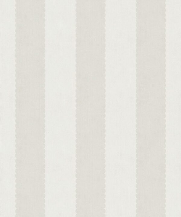 Scallop Stripe Decorative Textile Wallpaper - Image 2