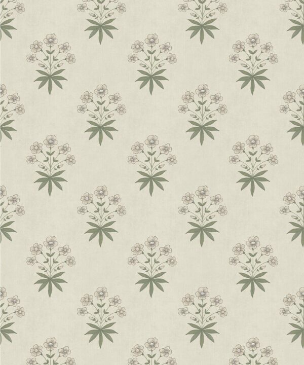 Geranium Decorative Textile Wallpaper - Image 2