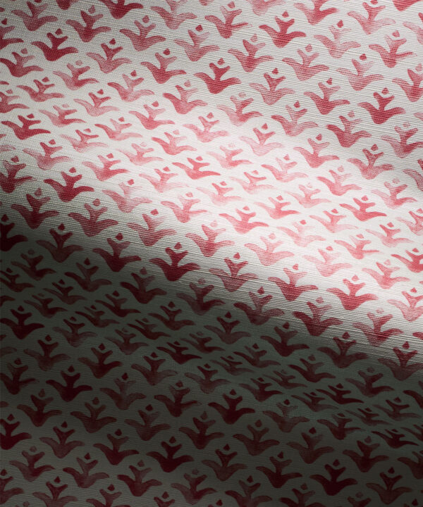 Astor Grasscloth Wallpaper - Colorway: Peony - Pattern Play Collection - Swatch