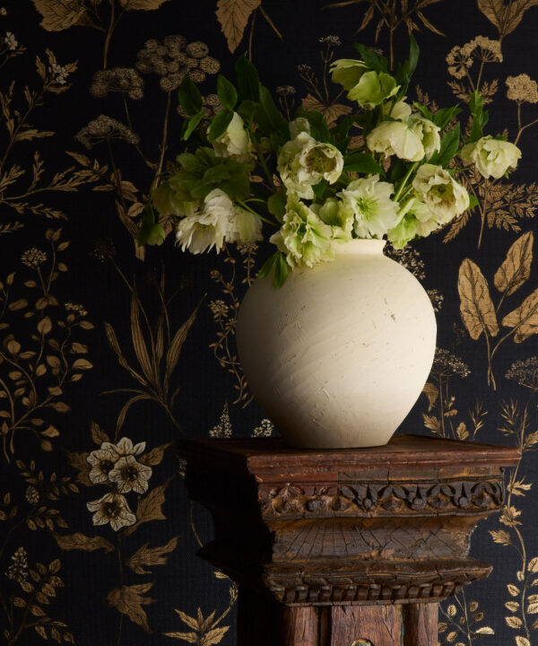 Herbarium Antique Grasscloth Wallpaper - Image 2