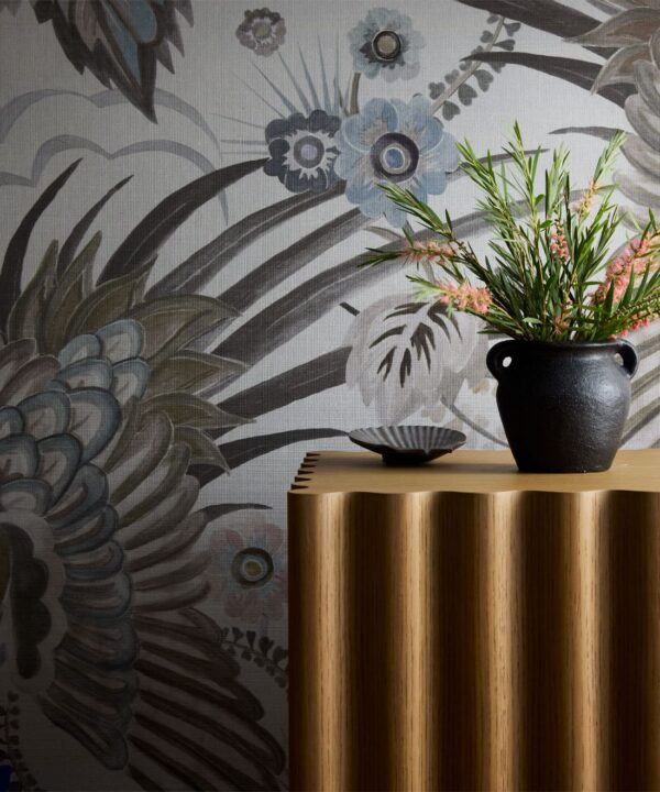 Paradise Wings Grasscloth Wallpaper - Image 2