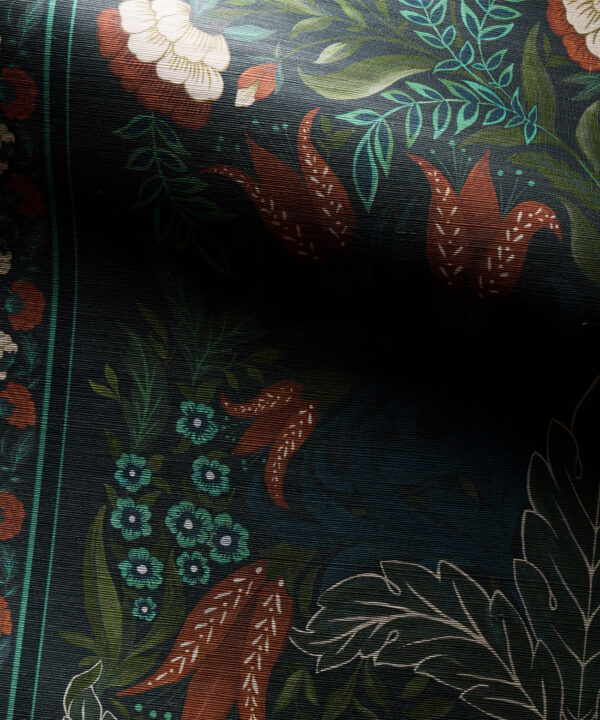 Pavilion Grasscloth Mural