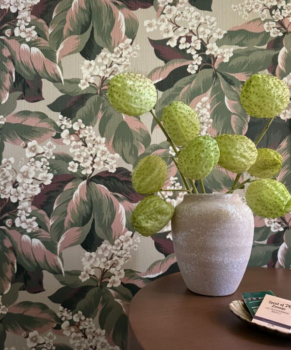 Horse Chestnut Decorative Textile Wallpaper - Image 5