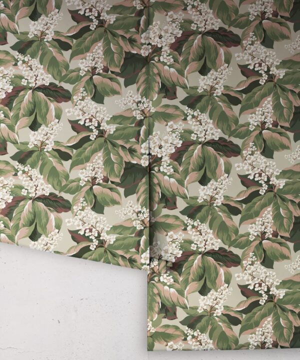 Horse Chestnut Decorative Textile Wallpaper - Image 6