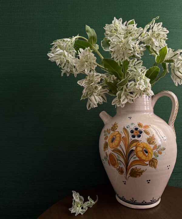 Laurel Green Grasscloth Wallpaper - Image 2