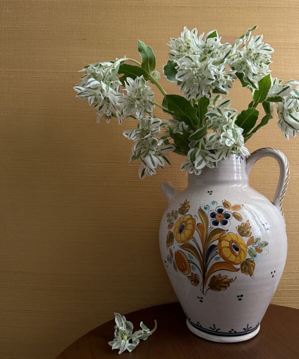 Gilded Ochre Grasscloth Wallpaper - Image 2