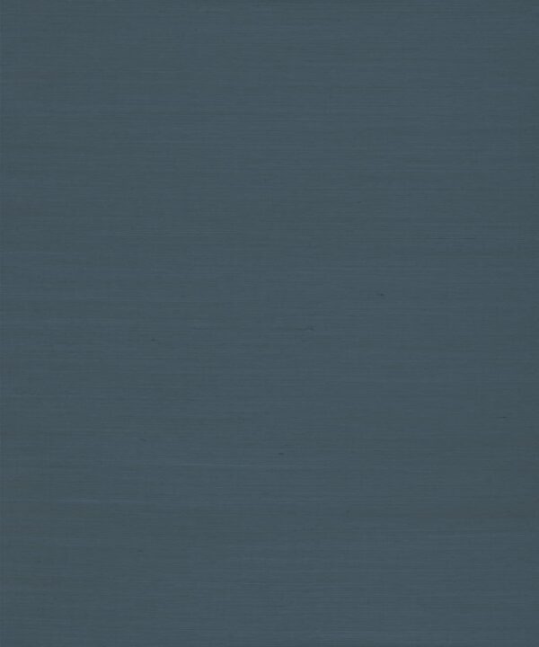Twilight Blue Grasscloth Wallpaper