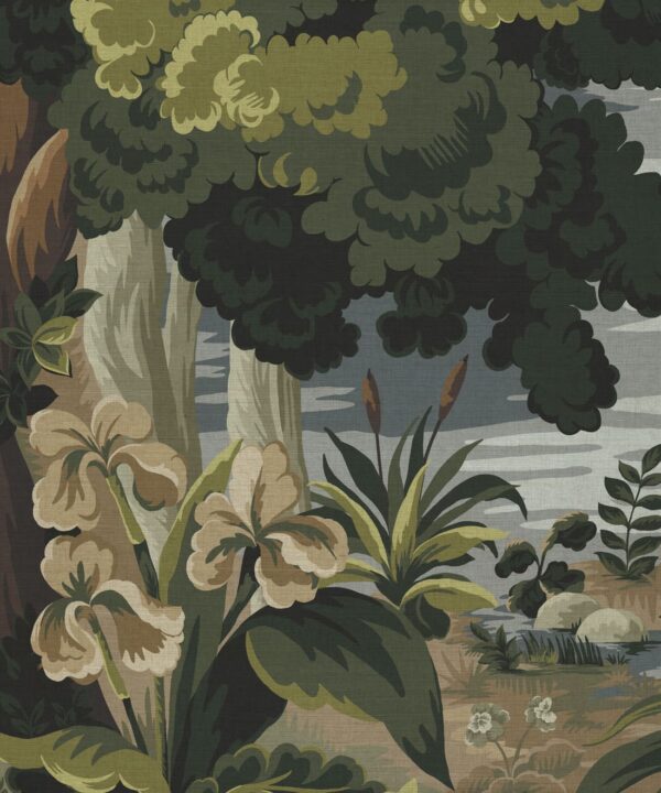 The Glenn Grasscloth Mural - Image 16