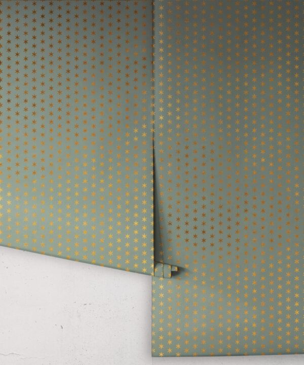 Tudor Star Metallic Wallpaper - Image 6