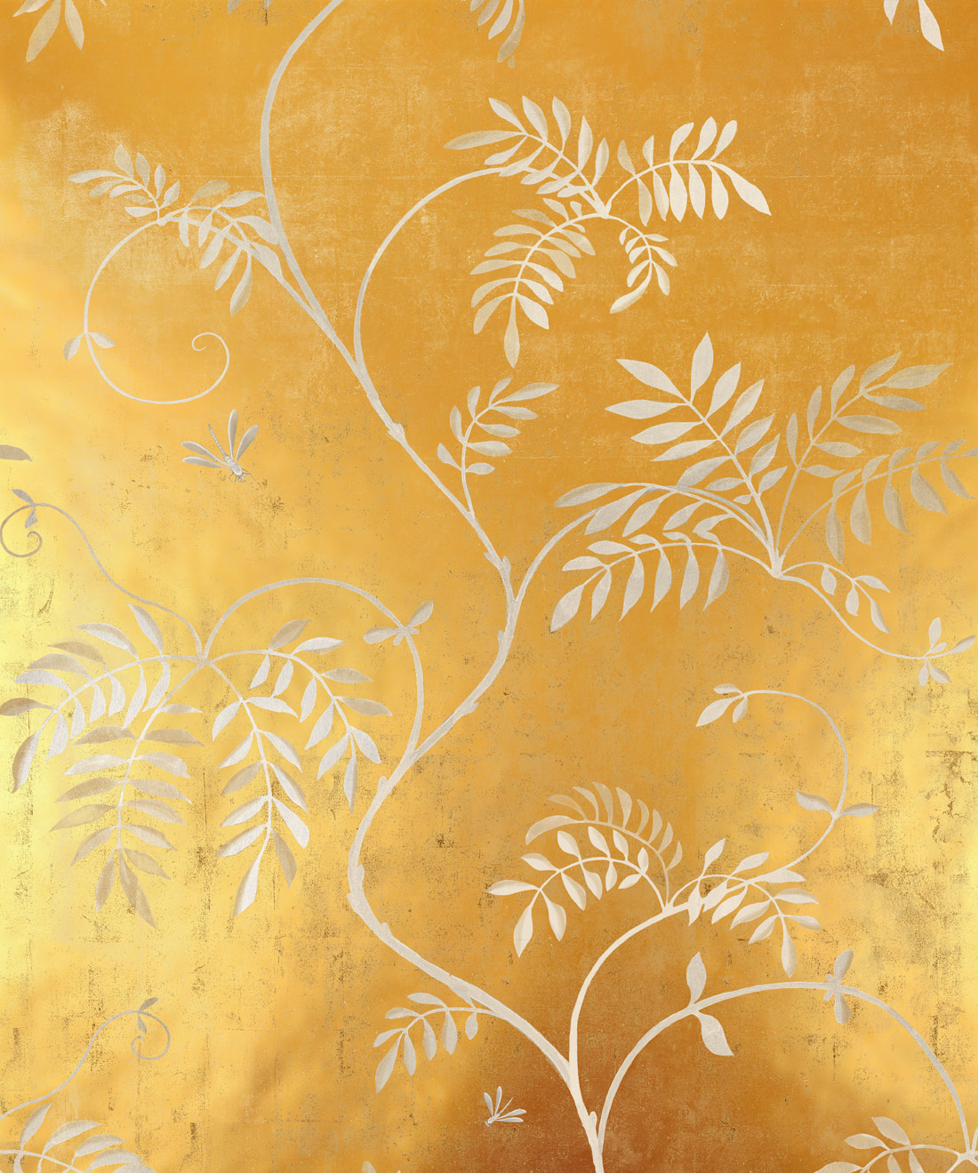 Wisteria Vine Metallic Wallpaper