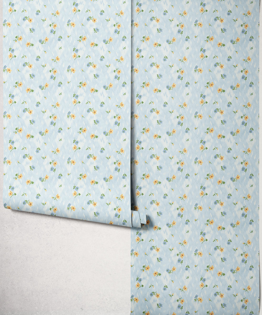 Dana Wallpaper - Colourway: Swedish Blue - Roll