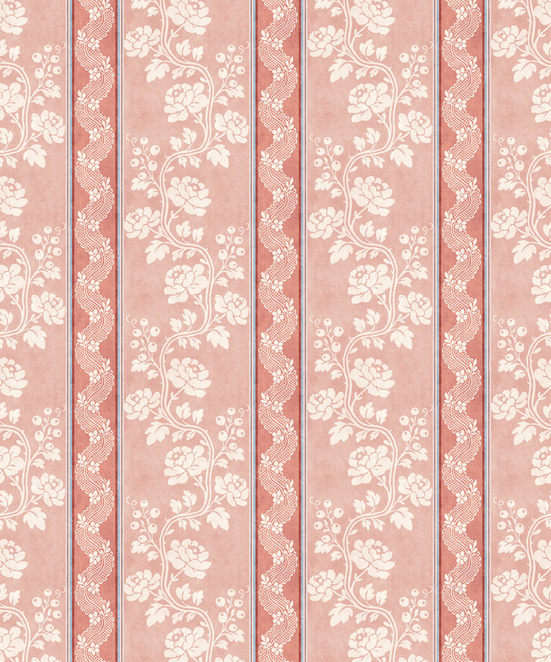 Elise Wallpaper - Colourway: Blush - Swatch