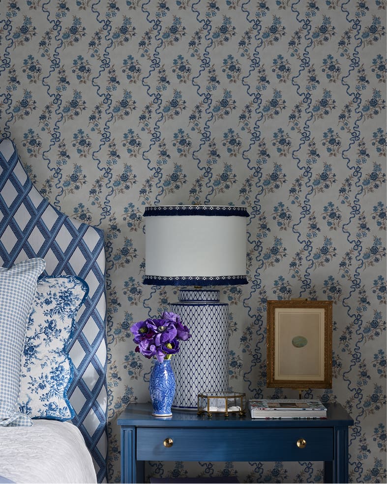 The Tailored Garden - Kim Scodro Wallpaper and Fabric Collection - Collection Page - Inspiration - Colette Wallpaper Insitu