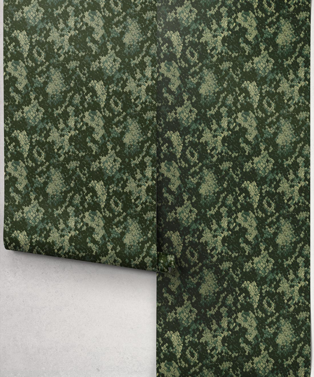 Snakeskin Wallpaper - Colourway: Anaconda - Roll