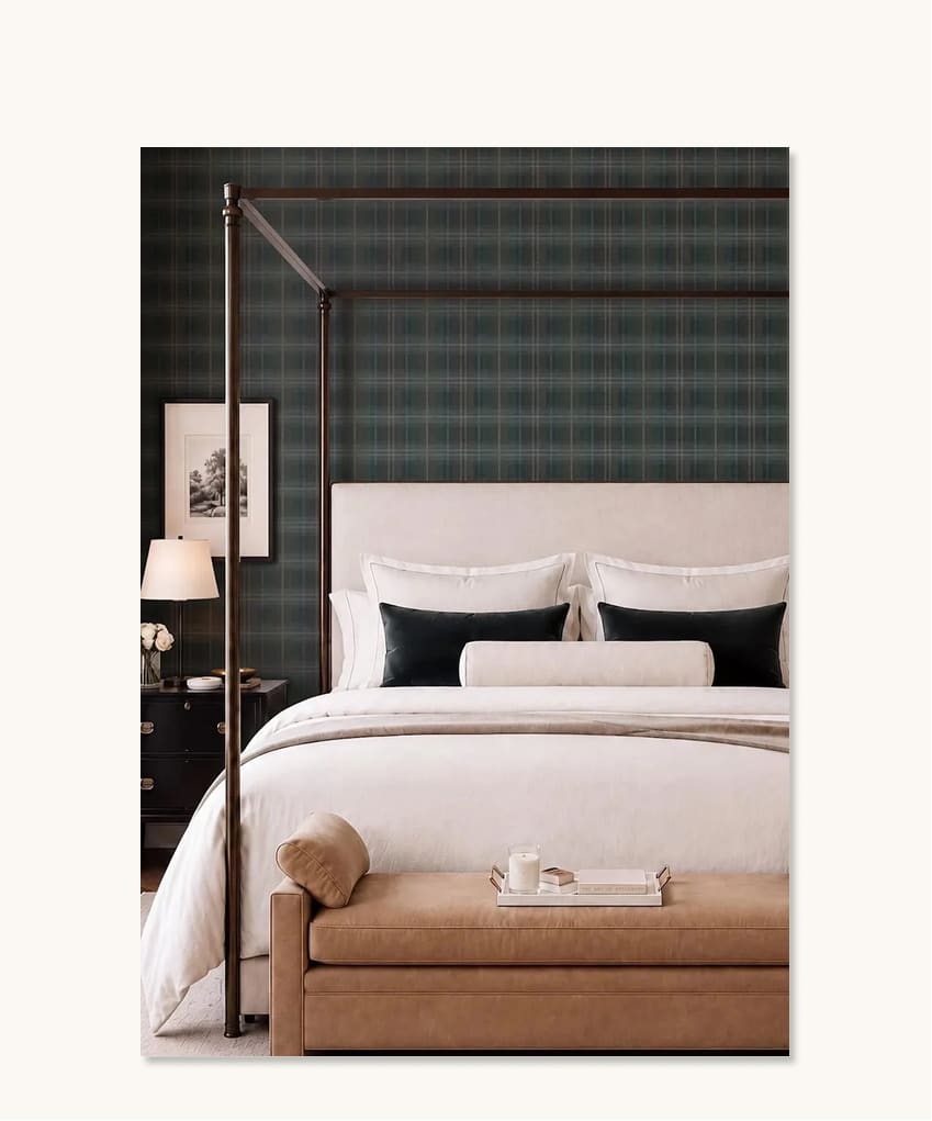 Highland Wallpaper in Loch - Northland Collection - M&K Studio - Autumn/Winter 2026 Collection - 'As Seen In' 10 new trend-defining designs for fall - Business of Home