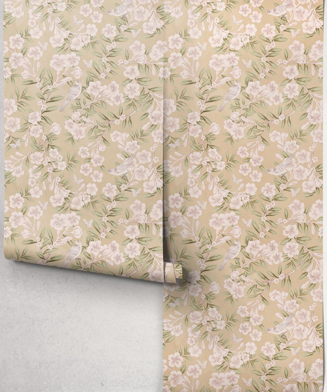 Chelsea Trellis Wallpaper - Colourway: Parchment - Roll